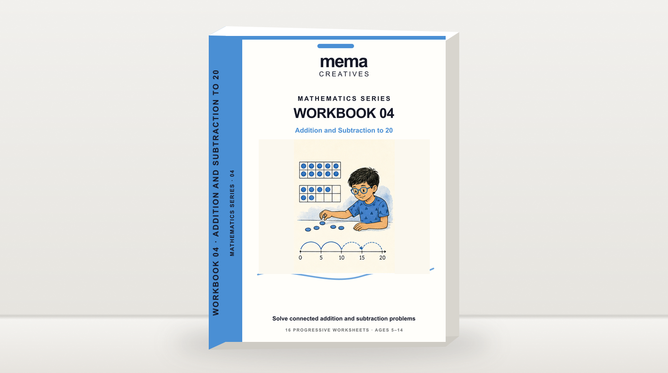 Mathematics Workbook 4: Addition and Subtraction to 20